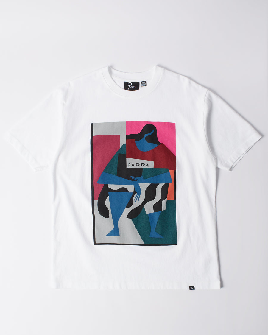 byParra Reading The Square T-Shirt (White)