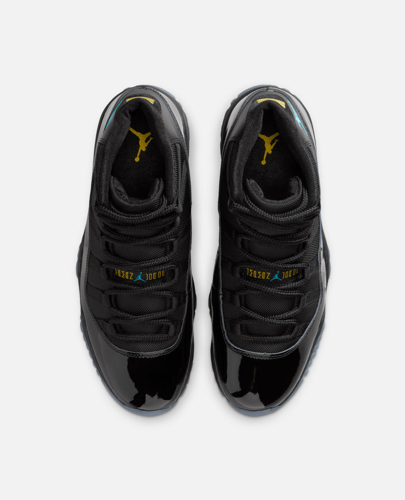 Nike Air Jordan 11 Retro "Gamma" ( Black/Gamma Blue-Black-Varsity Maize)
