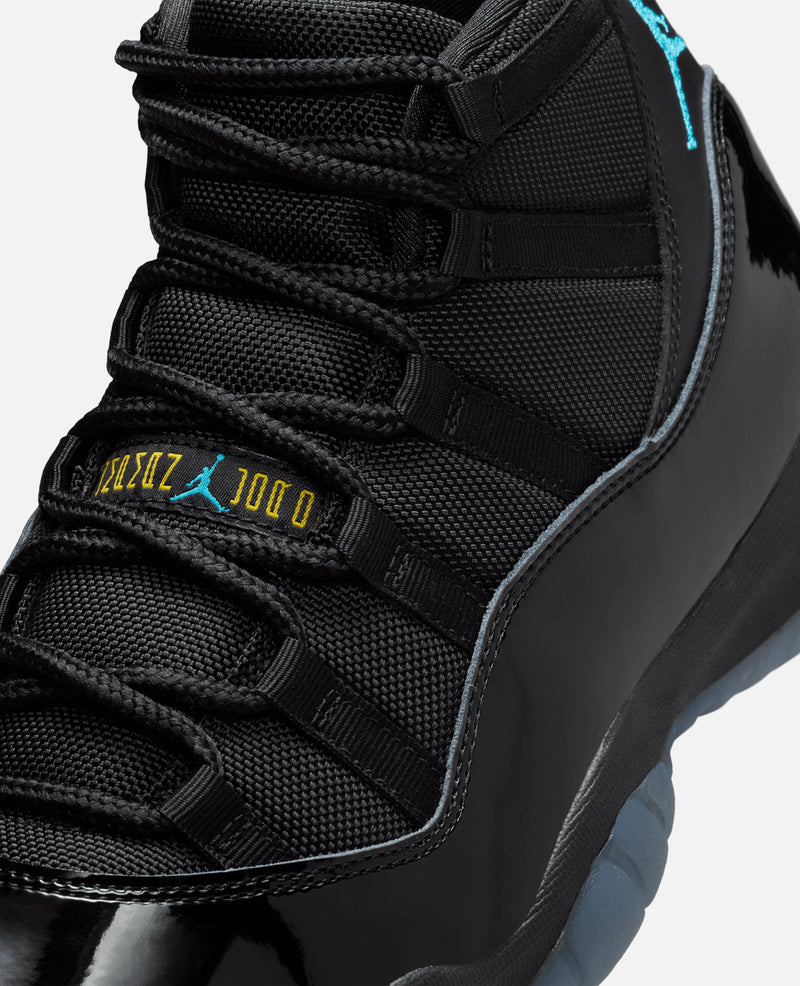 Nike Air Jordan 11 Retro "Gamma" ( Black/Gamma Blue-Black-Varsity Maize)