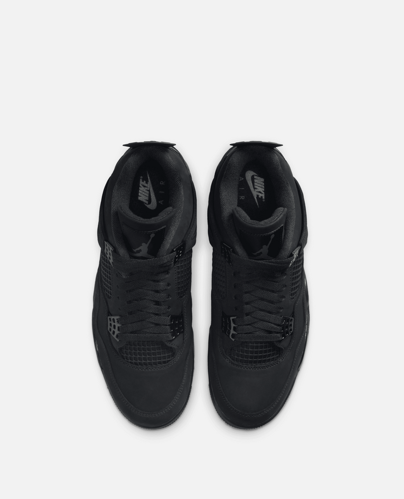Nike Air Jordan 4 Retro (Black/Black-LT Graphite)