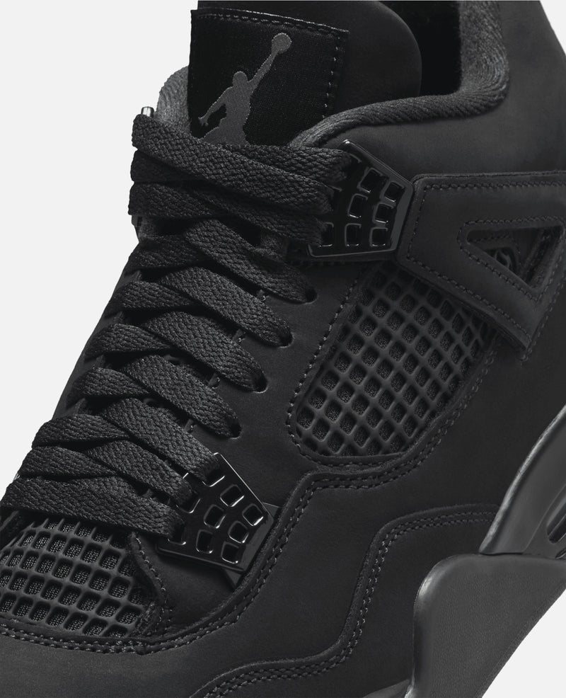 Nike Air Jordan 4 Retro (Black/Black-LT Graphite)