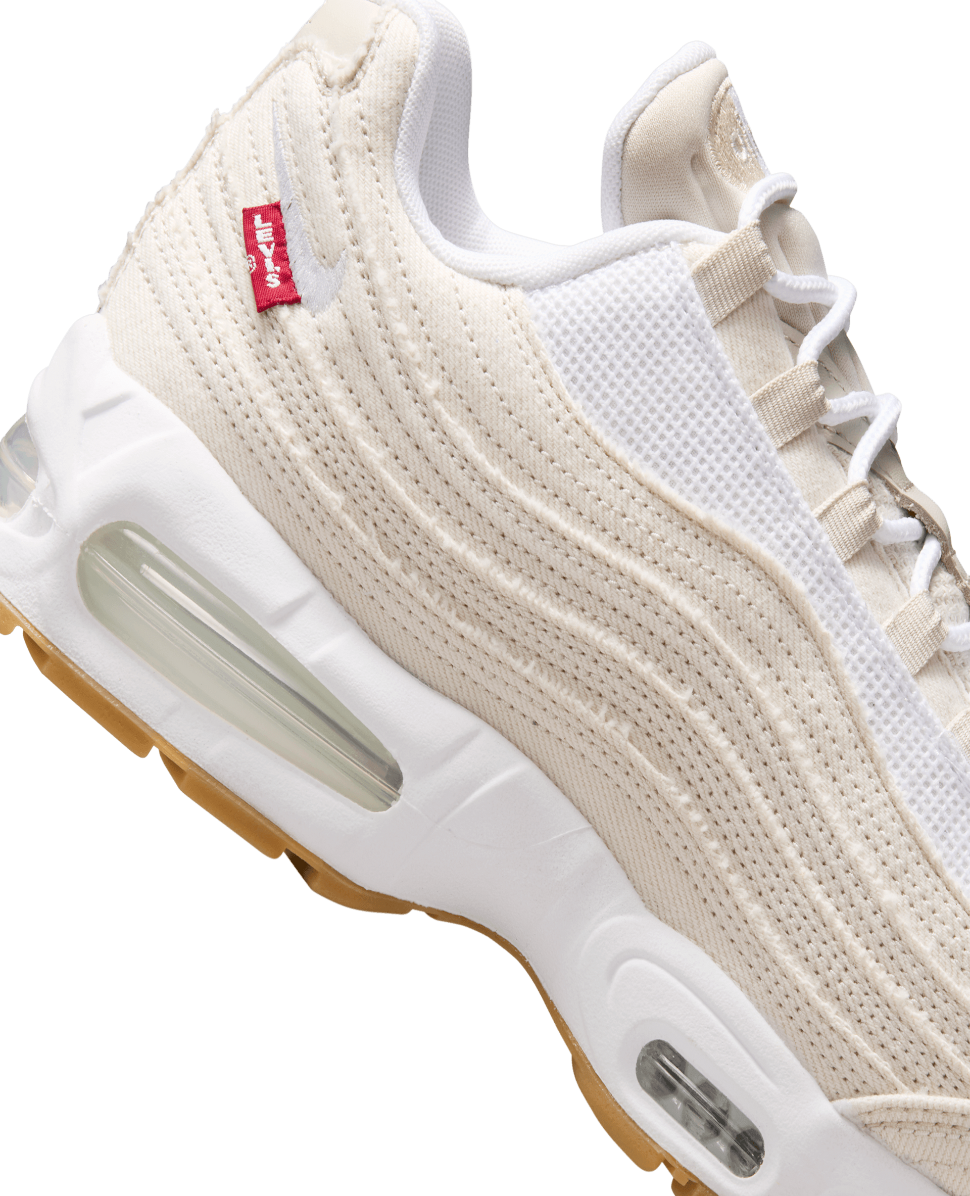 Nike Air Max 95 OG (LT Orewood BRN/White-Gym Red)