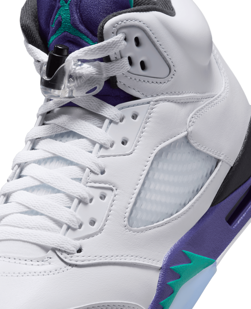 Nike Air Jordan 5 Retro OG (White/New Emerald-Grape Ice-Black)