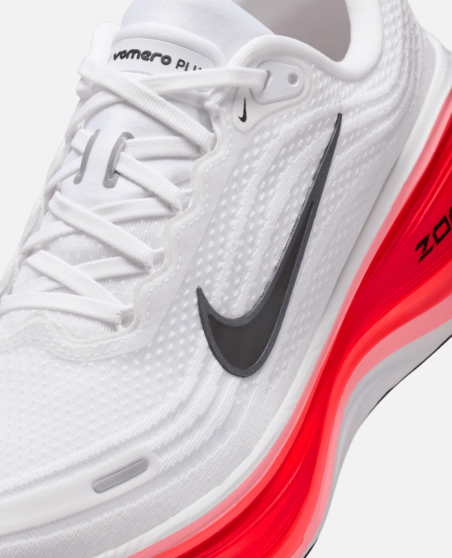 Nike Vomero Plus (White/Black-Bricht Crimson)