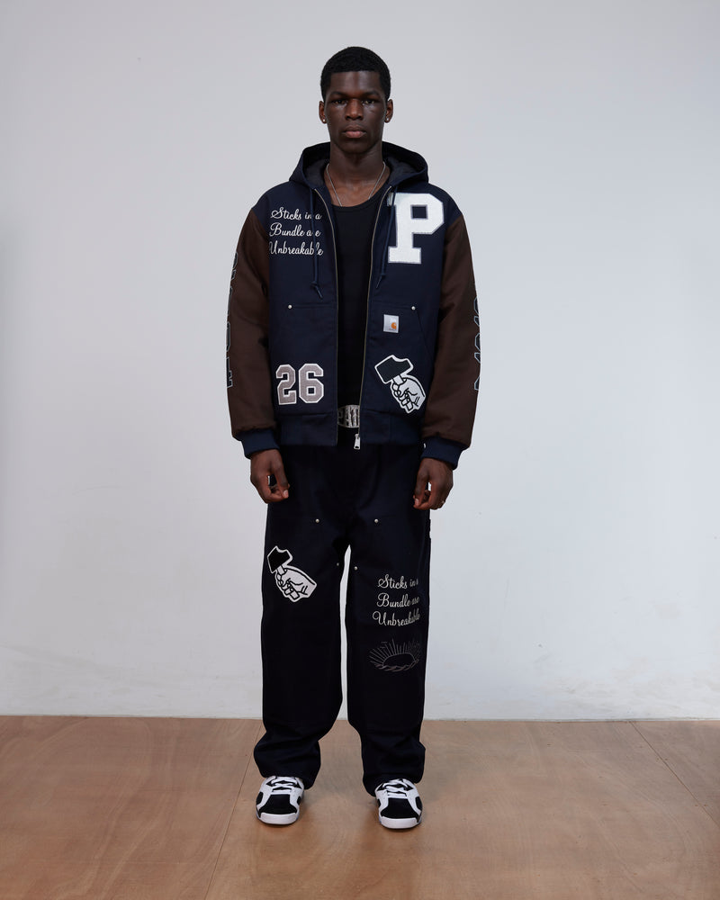 Patta x Carhartt OG Active Jacket (Dark Navy/Tobacco)