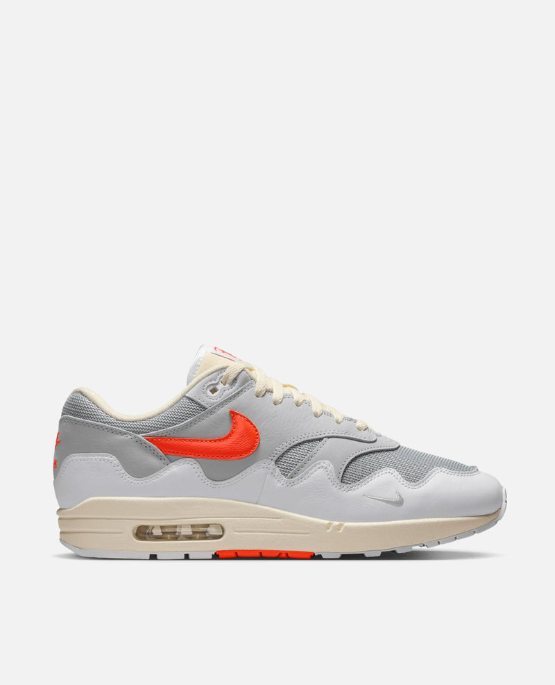 Patta X Nike Air Max 1 (White/Hyper Crimson-Pure Platinum)