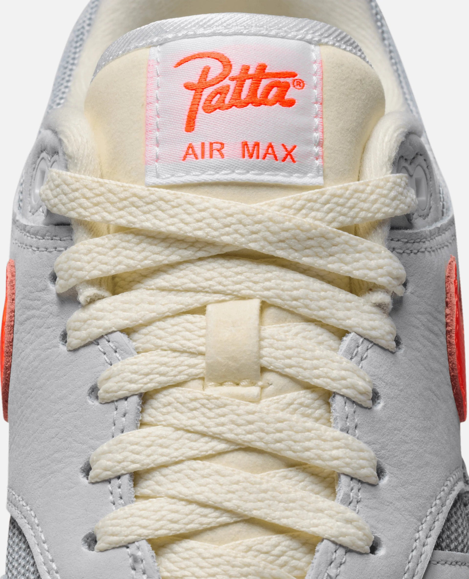 Patta X Nike Air Max 1 (White/Hyper Crimson-Pure Platinum)