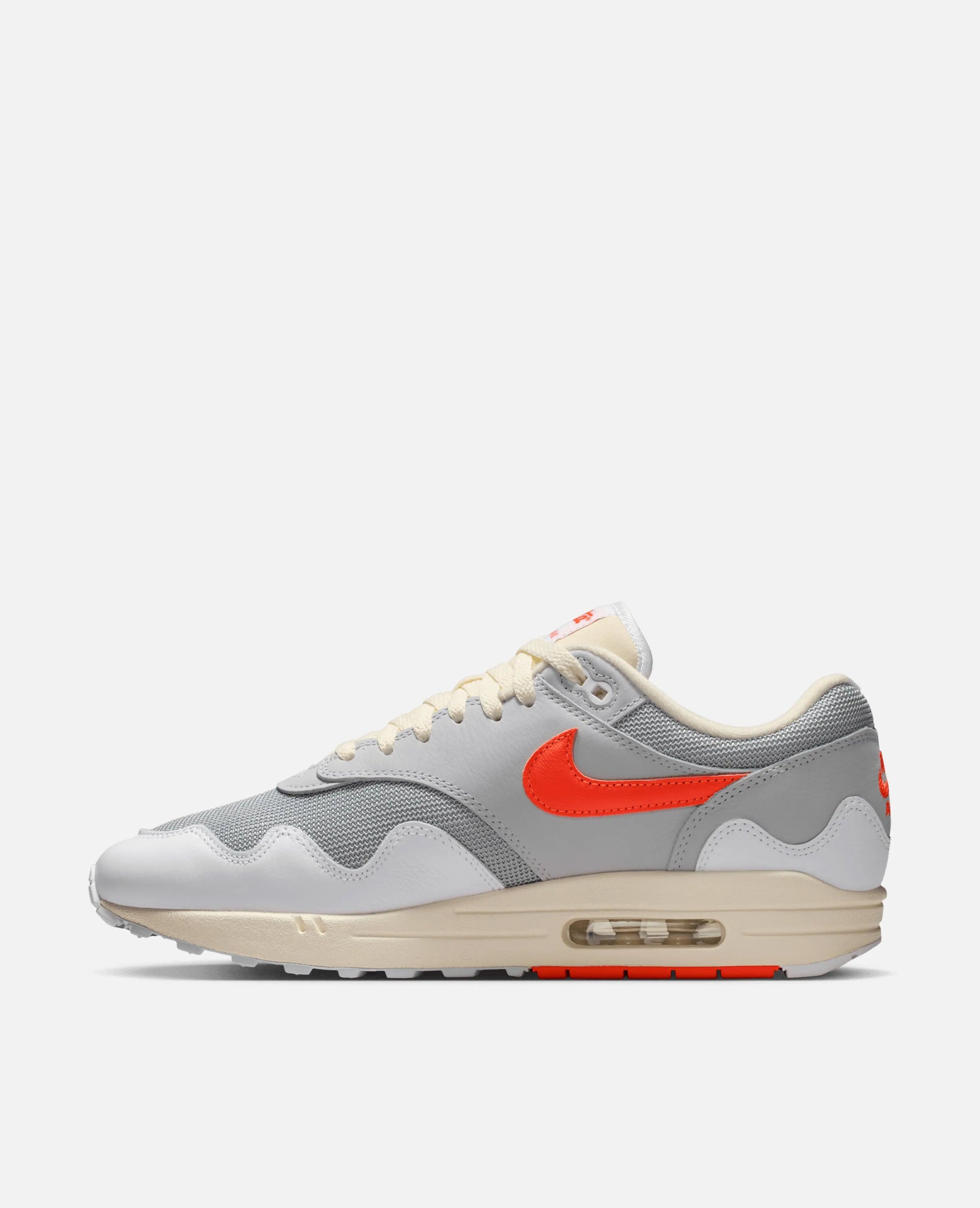 Patta X Nike Air Max 1 (White/Hyper Crimson-Pure Platinum)