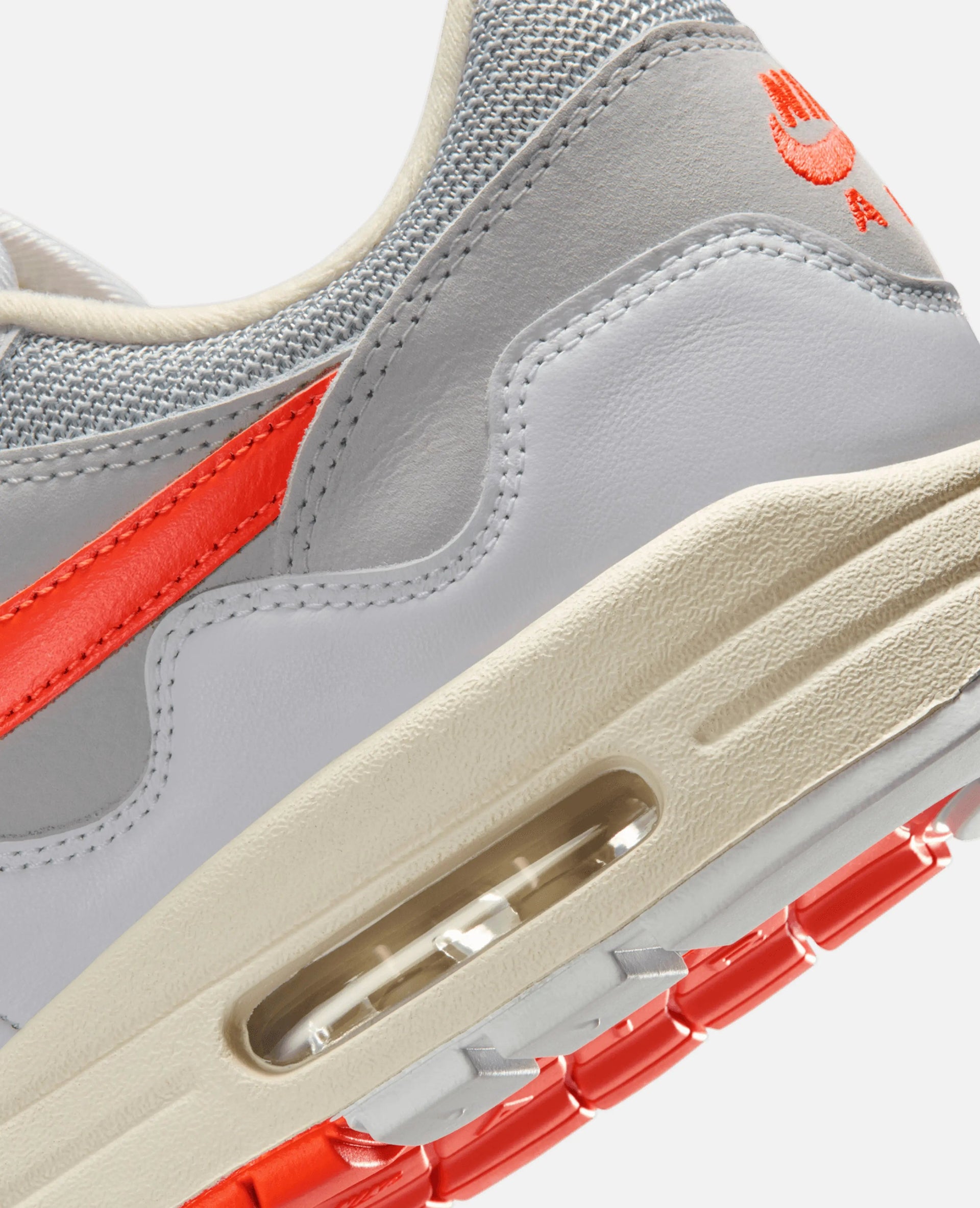 Patta X Nike Air Max 1 (White/Hyper Crimson-Pure Platinum)