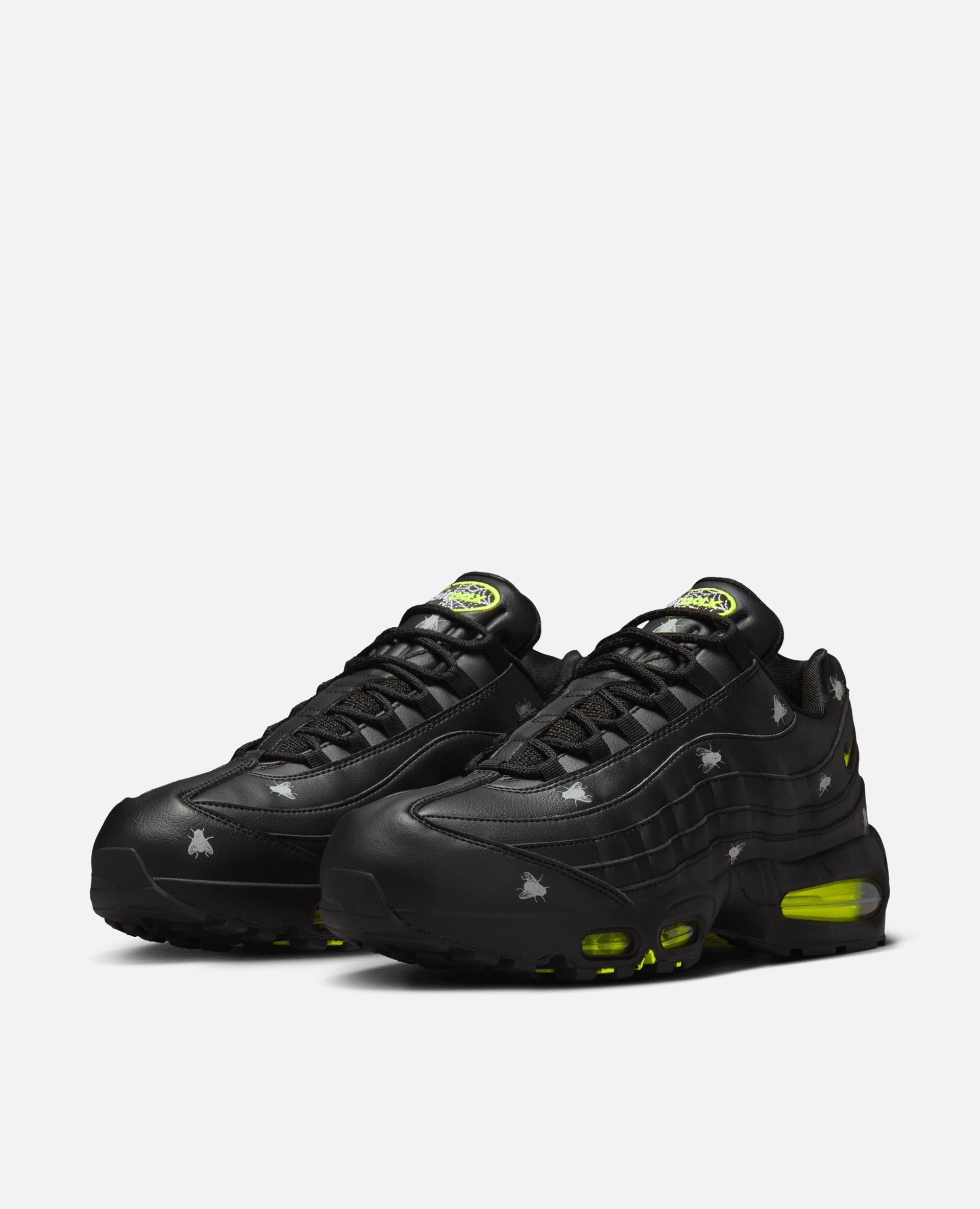 Nike Air Max 95 Premium (Black/Neon Yellow-Black-MTLC Dark Grey)