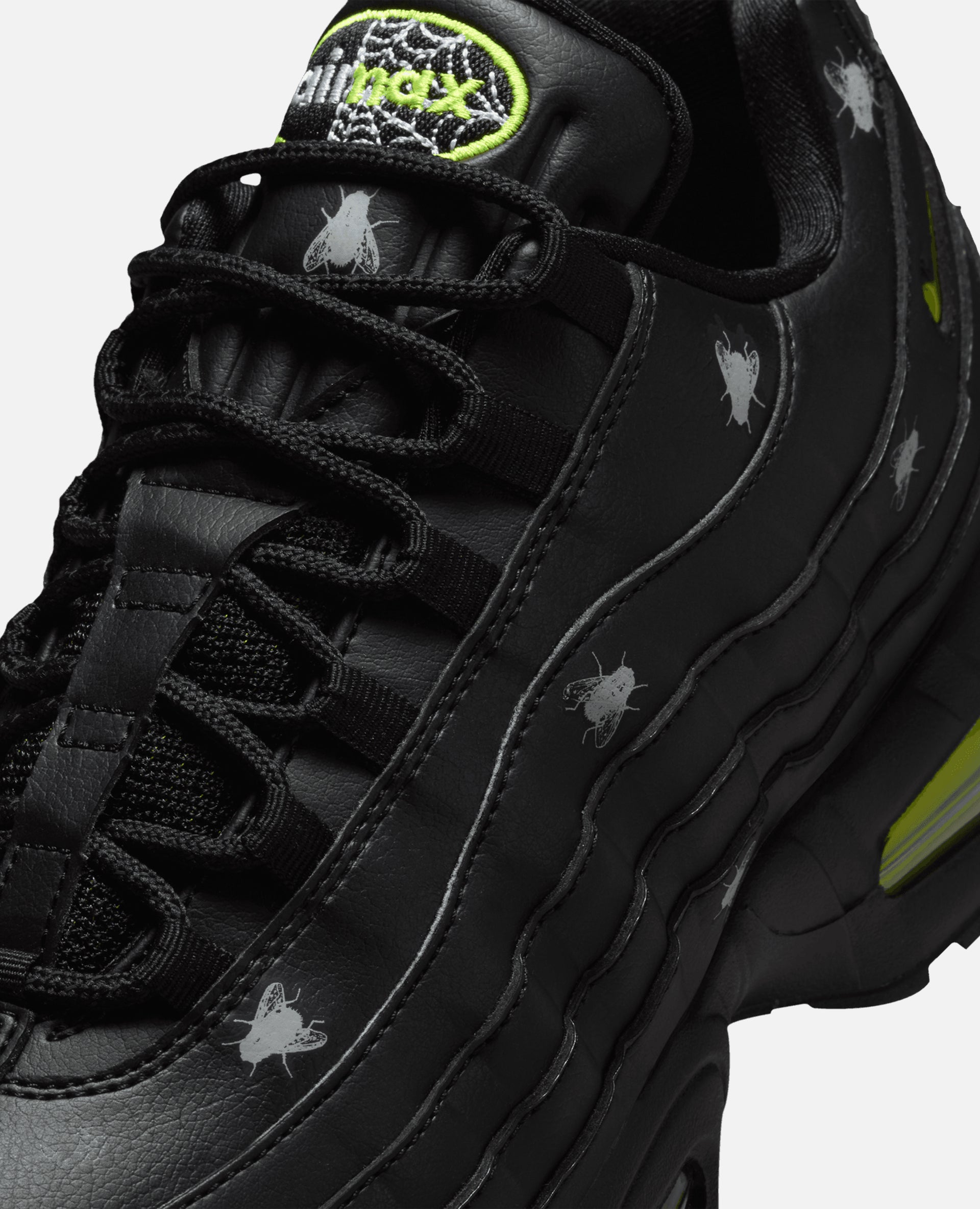 Nike Air Max 95 Premium (Black/Neon Yellow-Black-MTLC Dark Grey)