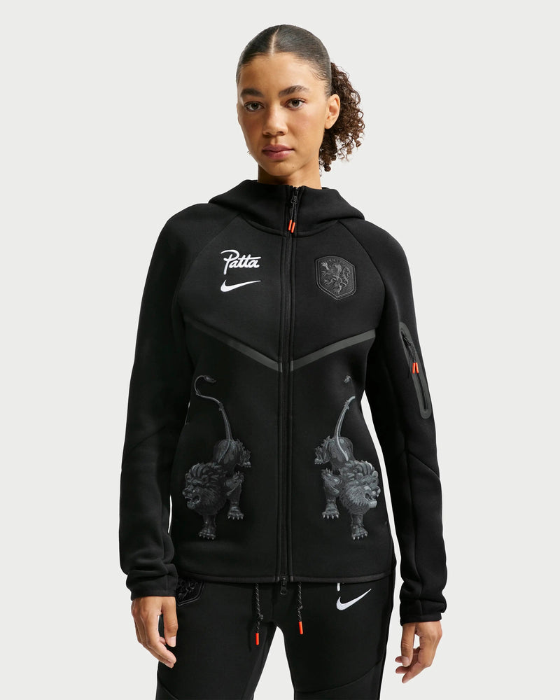 Patta x Nike KNVB Tech Fleece Zip-Hoodie (Black/White)