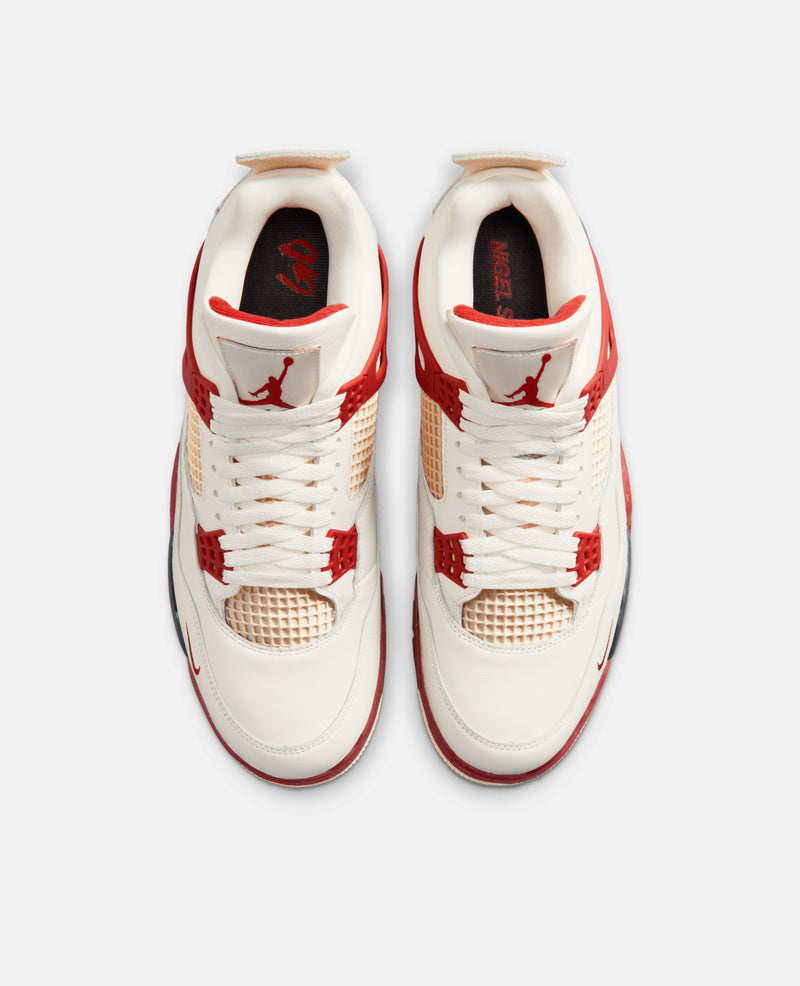 Air Jordan 4 x BIKE AIR x Nigel Sylvester (Sail/Cinnabar-Anthracite-Muslin)