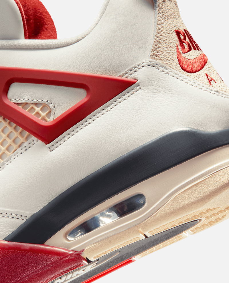 Air Jordan 4 x BIKE AIR x Nigel Sylvester (Sail/Cinnabar-Anthracite-Muslin)