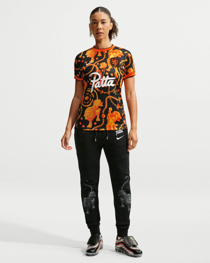 Patta x Nike KNVB Pre-Match Jersey WMNS (Black/Orange)