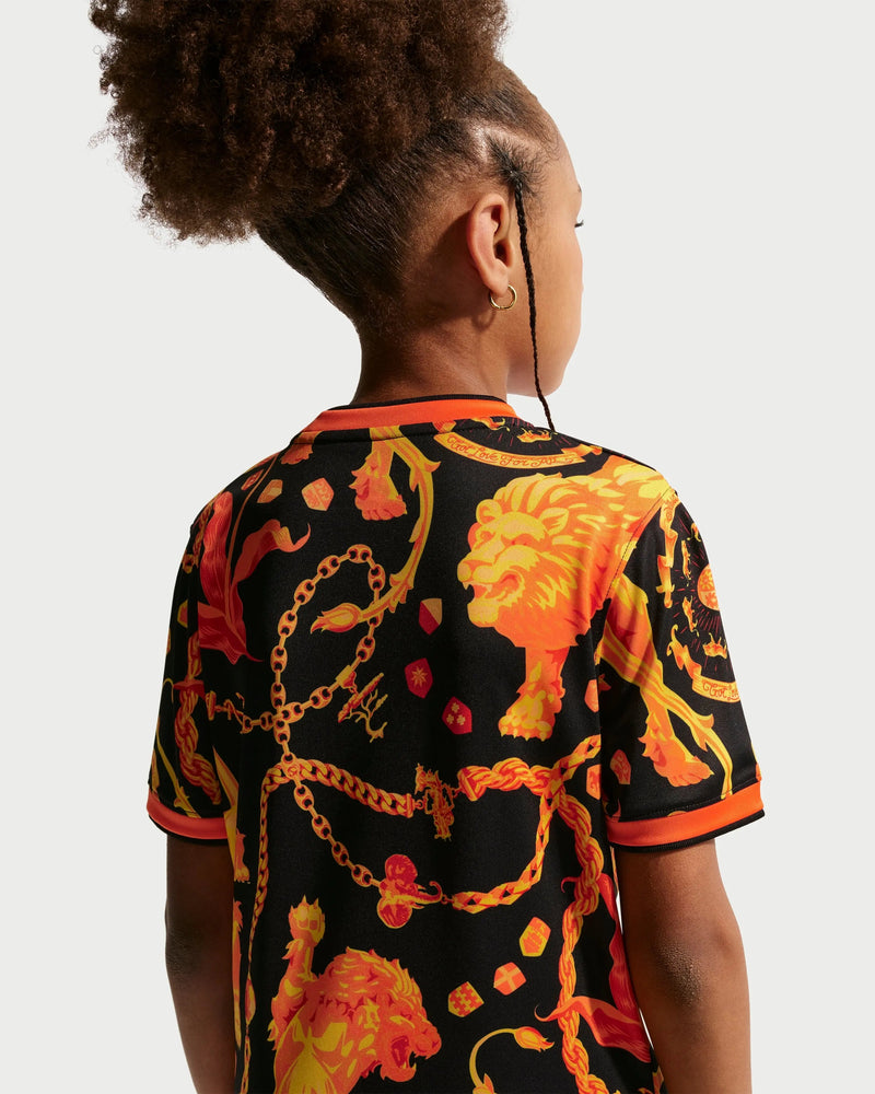 Patta x Nike KNVB Pre-Match Jersey Kids (Black/Orange)