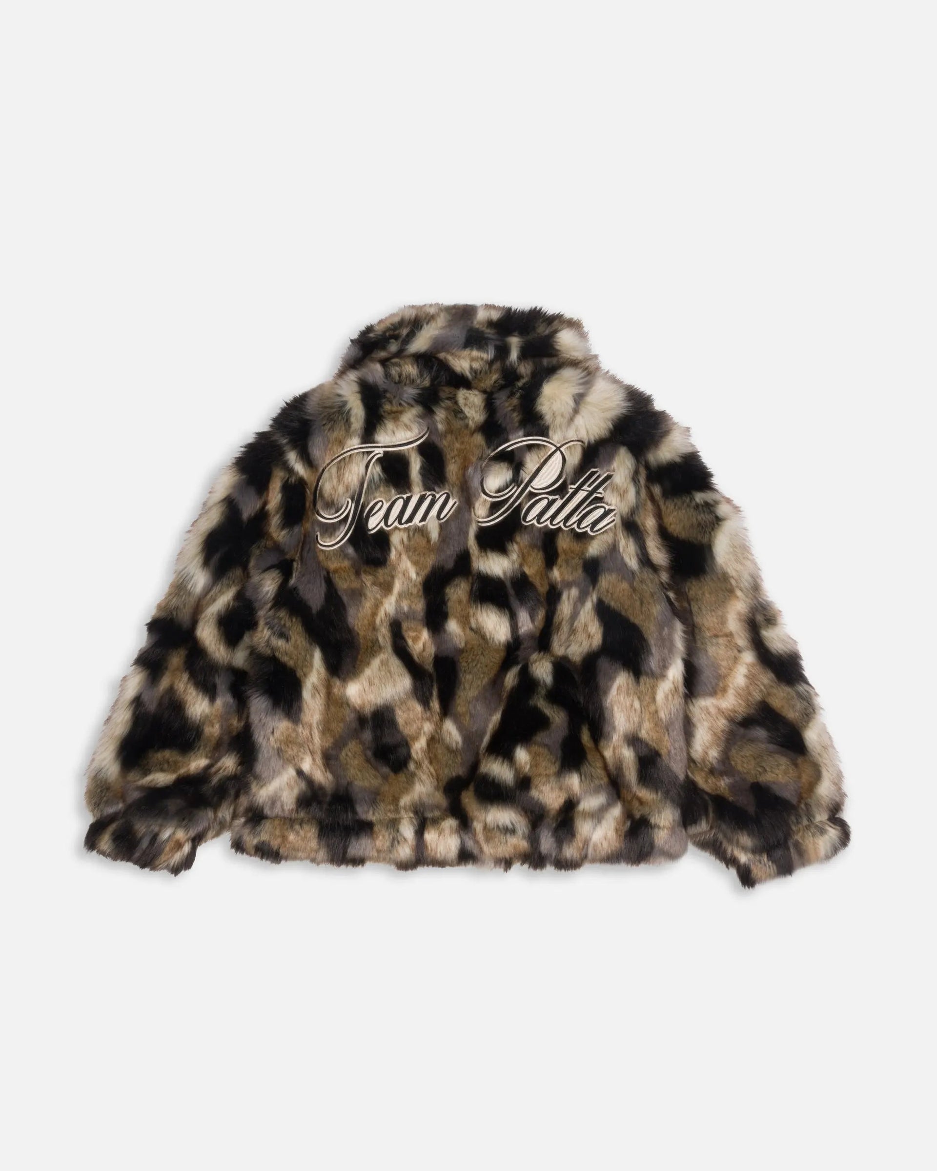 Patta Faux Fur Patchwork Jacket (Multi)