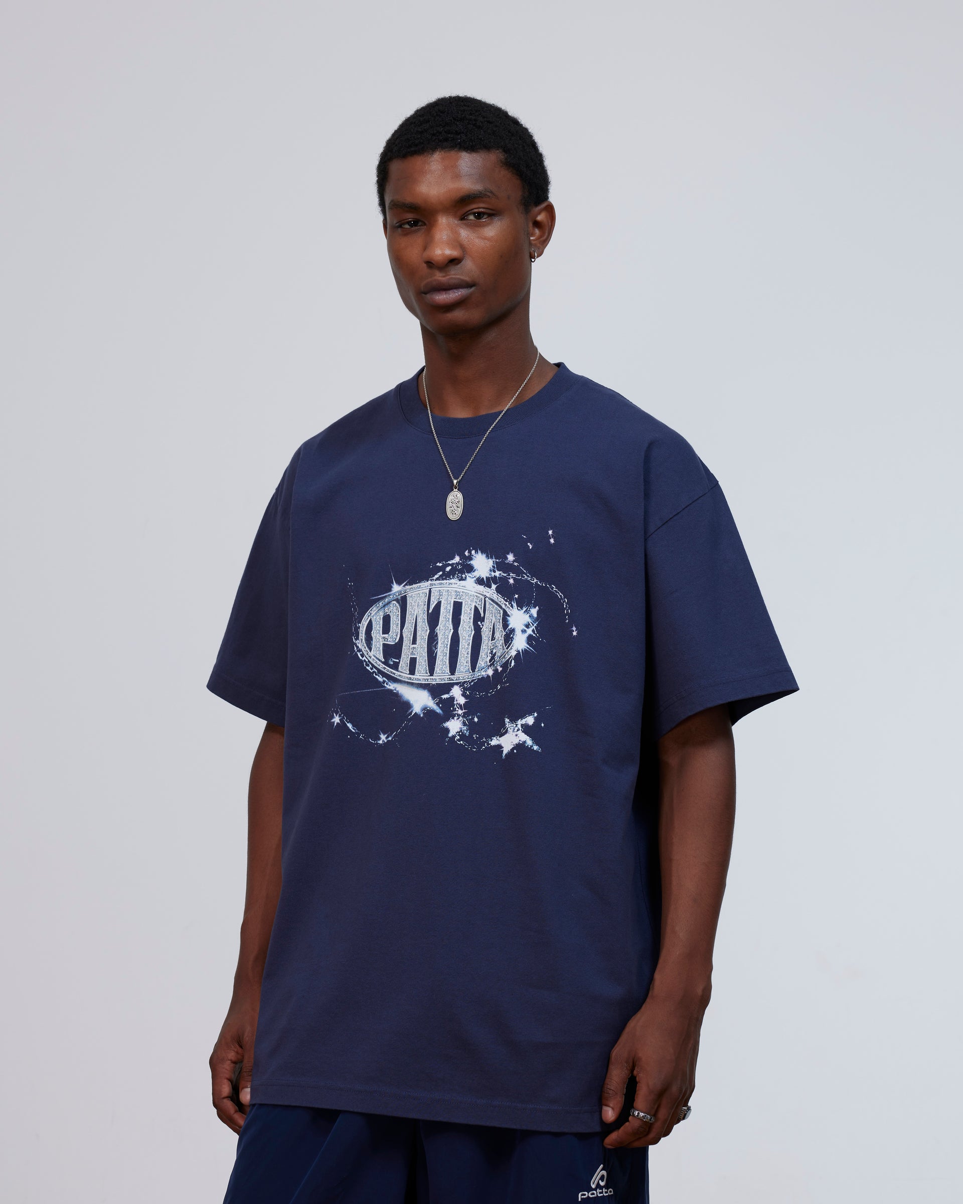 Patta Galaxy T-Shirt (Black Iris)
