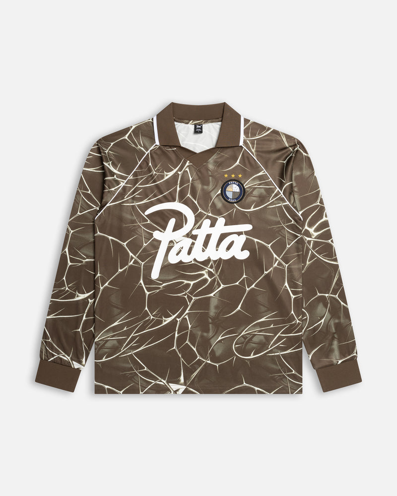Patta Thorns Longsleeve Football Jersey (Major Brown)