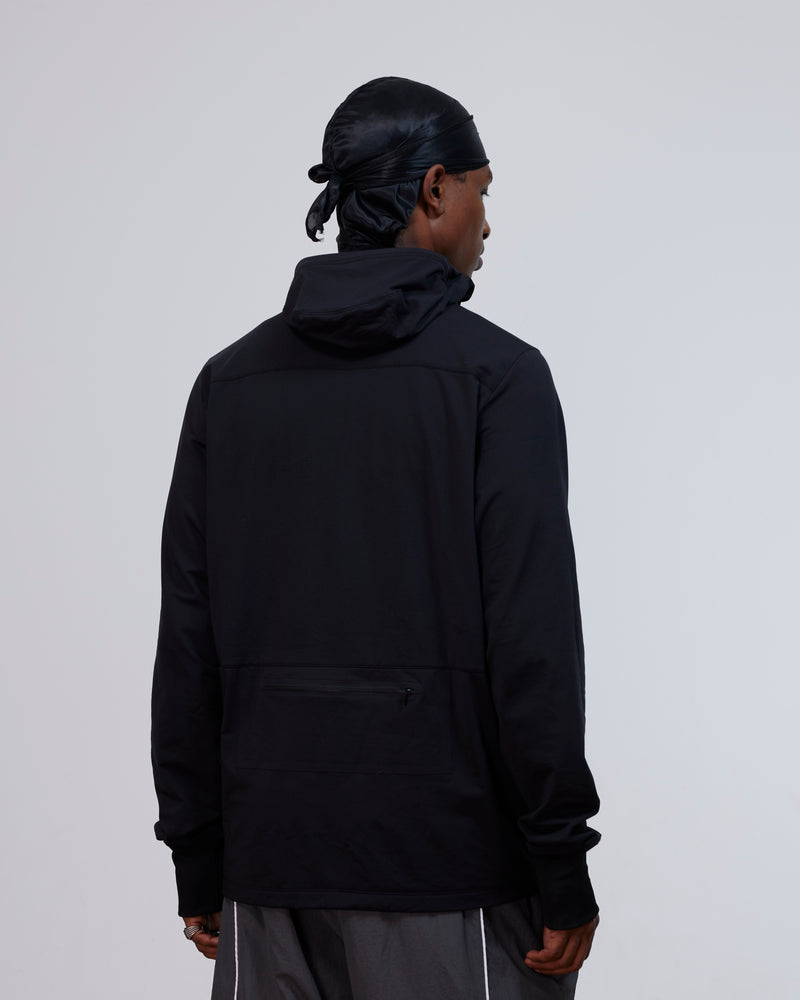 Patta Technical Hooded Sweater (Black)