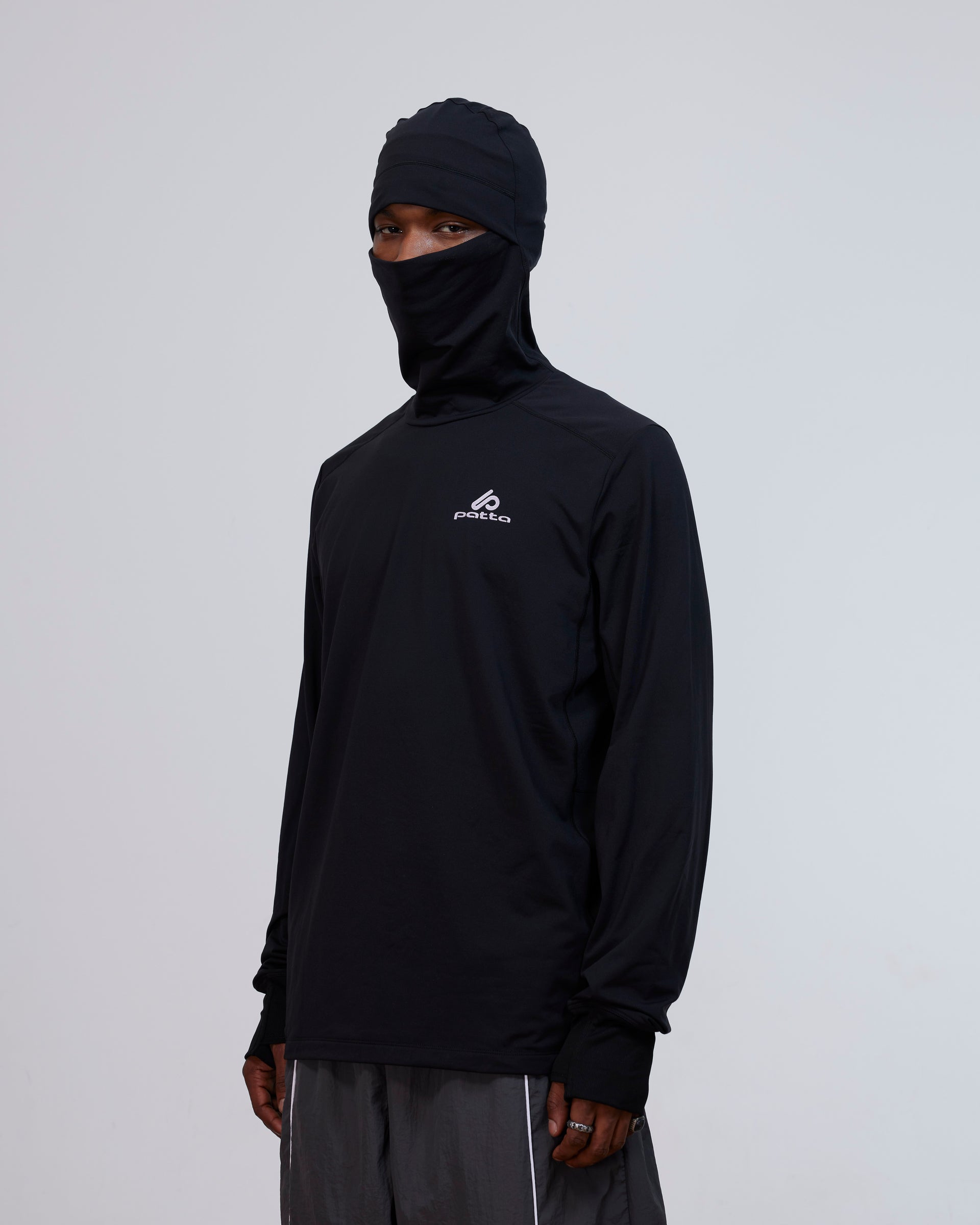 Patta Technical Hooded Sweater (Black)