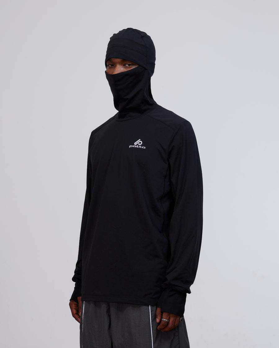 Patta Technical Hooded Sweater (Black)