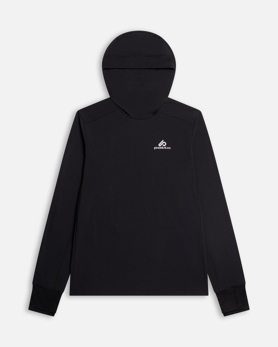 Patta Technical Hooded Sweater (Black)