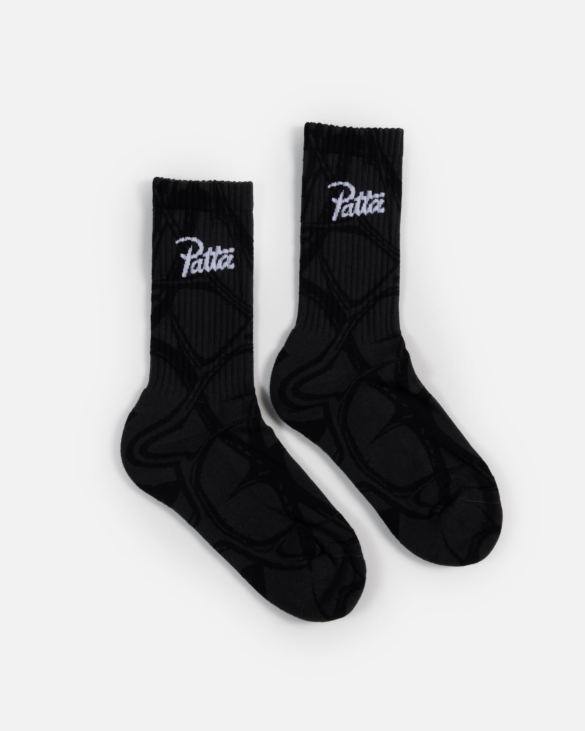 Patta Thorns Socks (Grey Pinstripe)