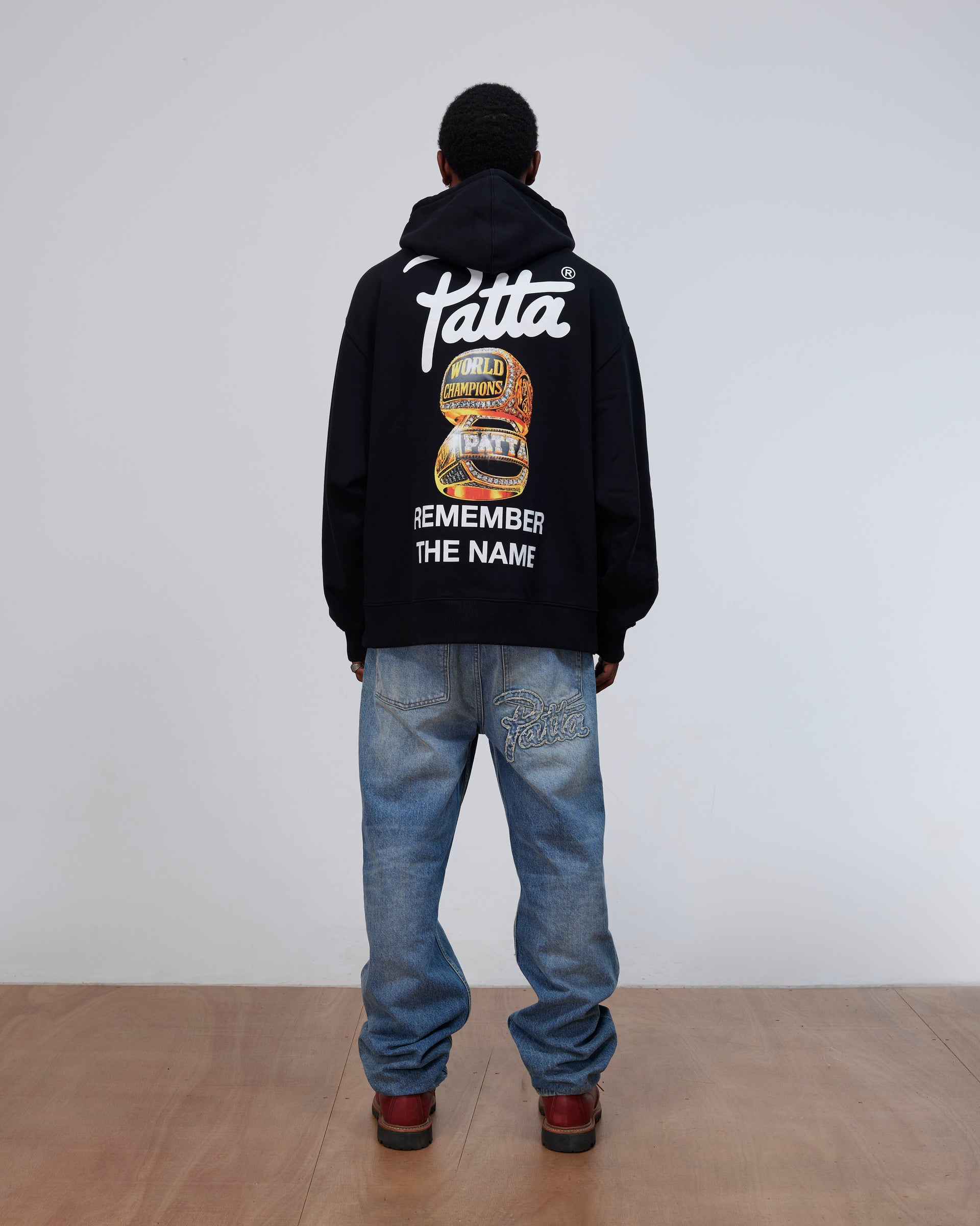 Patta Championship Hooded Sweater (Black)