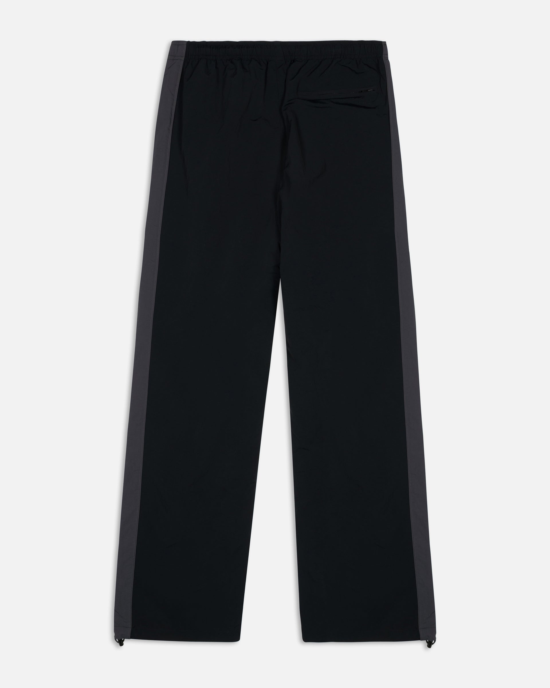 Patta Panelled Oversized Track Pants (Black)