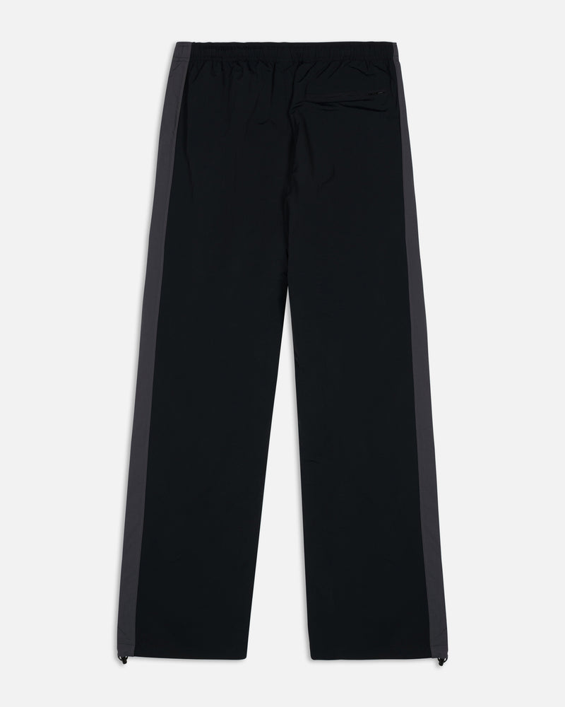 Patta Panelled Oversized Track Pants (Black)