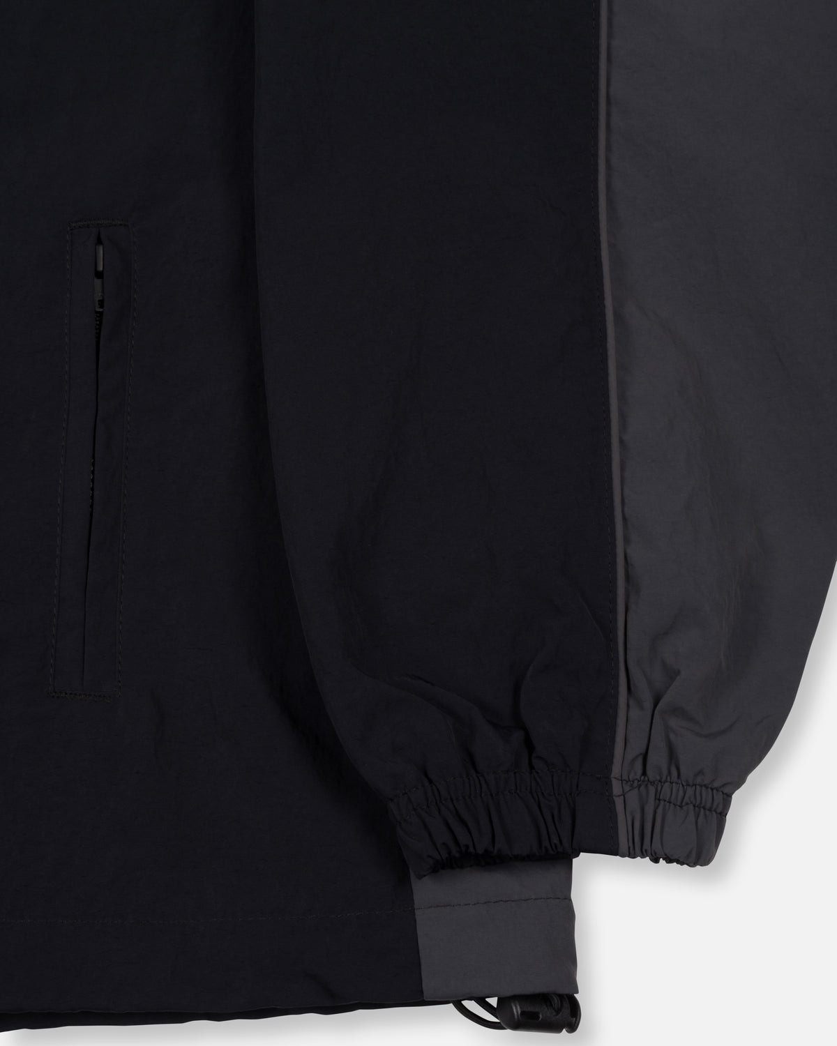 Patta Panelled Track Top (Black)