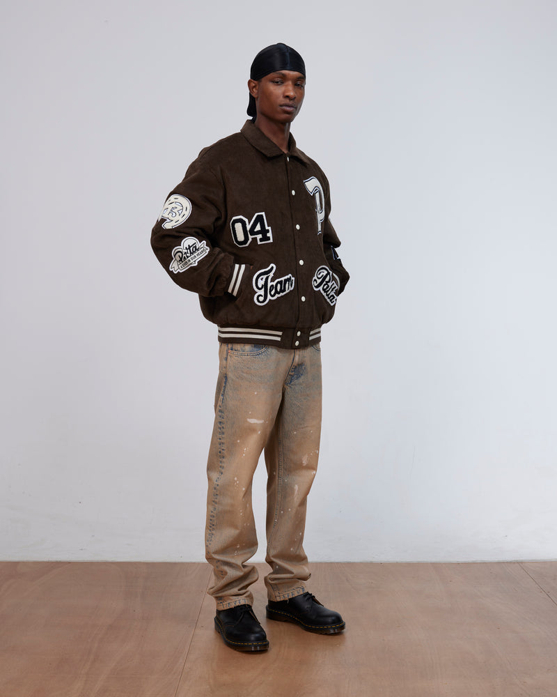 Patta Corduroy Bomber Jacket (Demitasse)