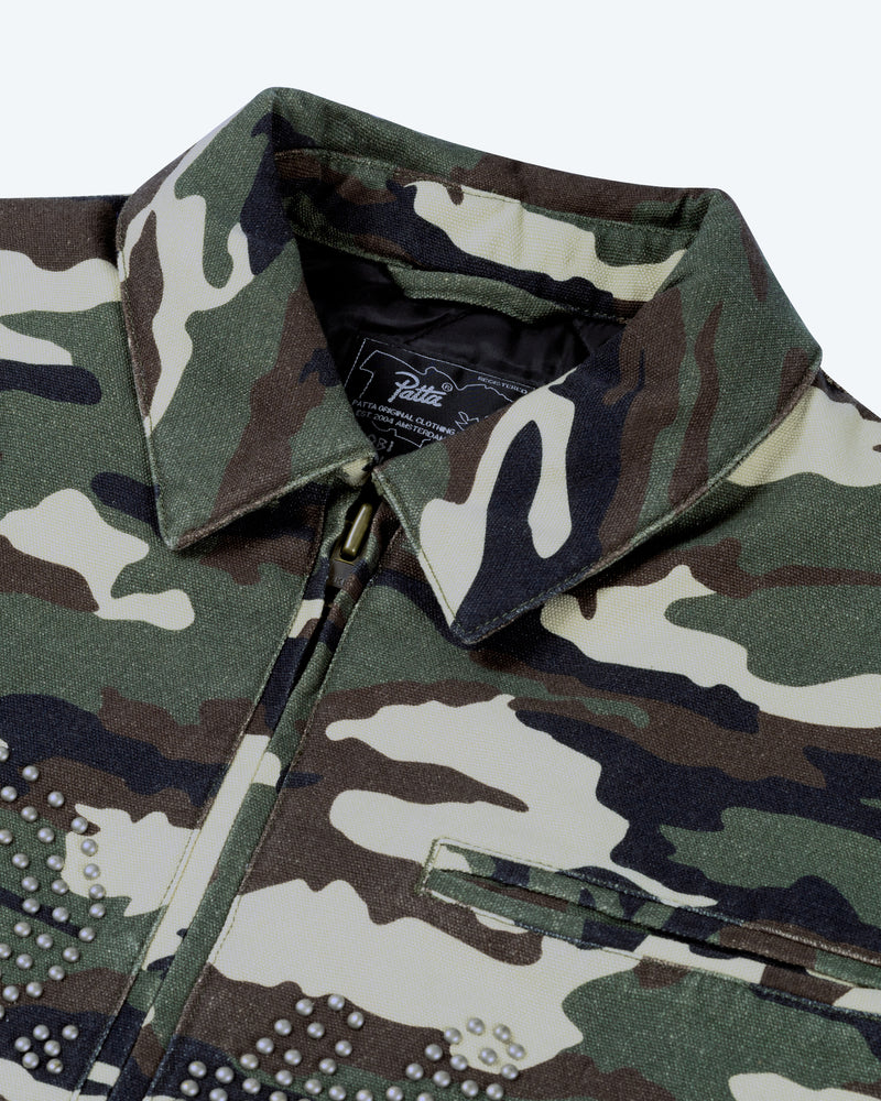 Patta Camo Canvas Workwear Jacket (Mojave Dessert)