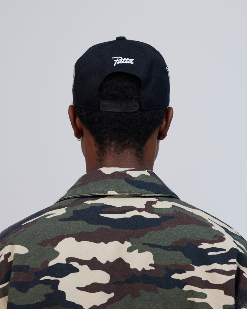 Patta Lucky 13 Snap Back Cap (Black)
