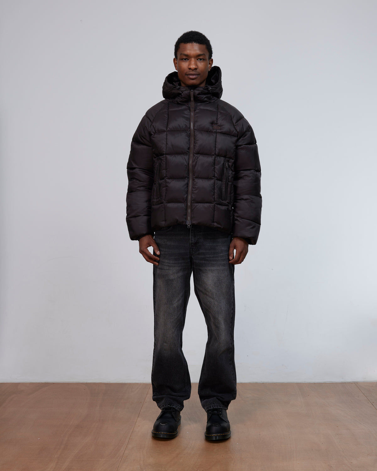 Patta Square Quilted Puffer Jacket (Java)