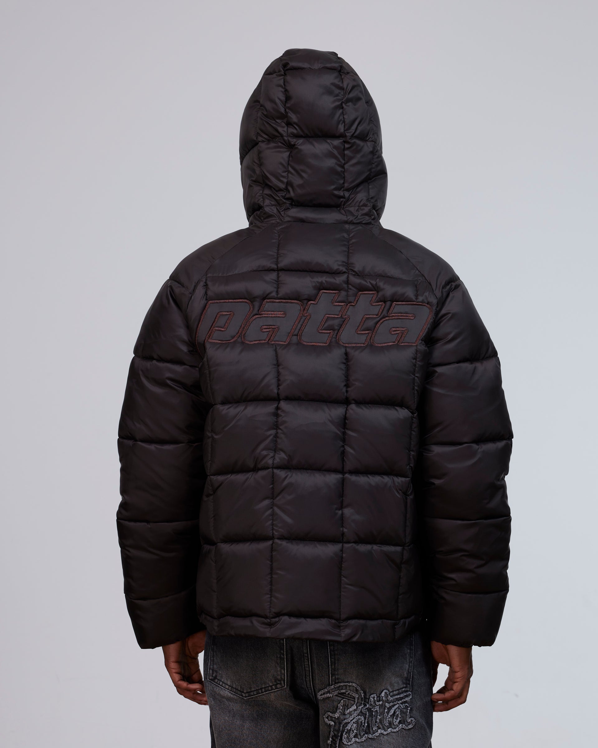 Patta Square Quilted Puffer Jacket (Java)