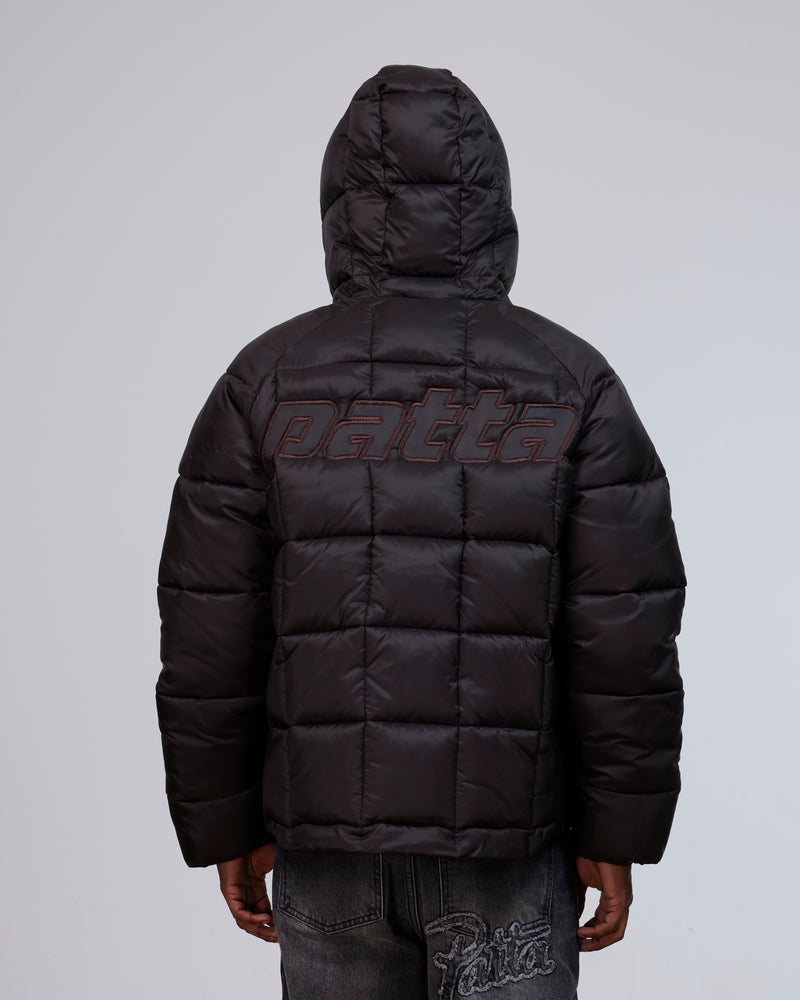 Patta Square Quilted Puffer Jacket (Java)