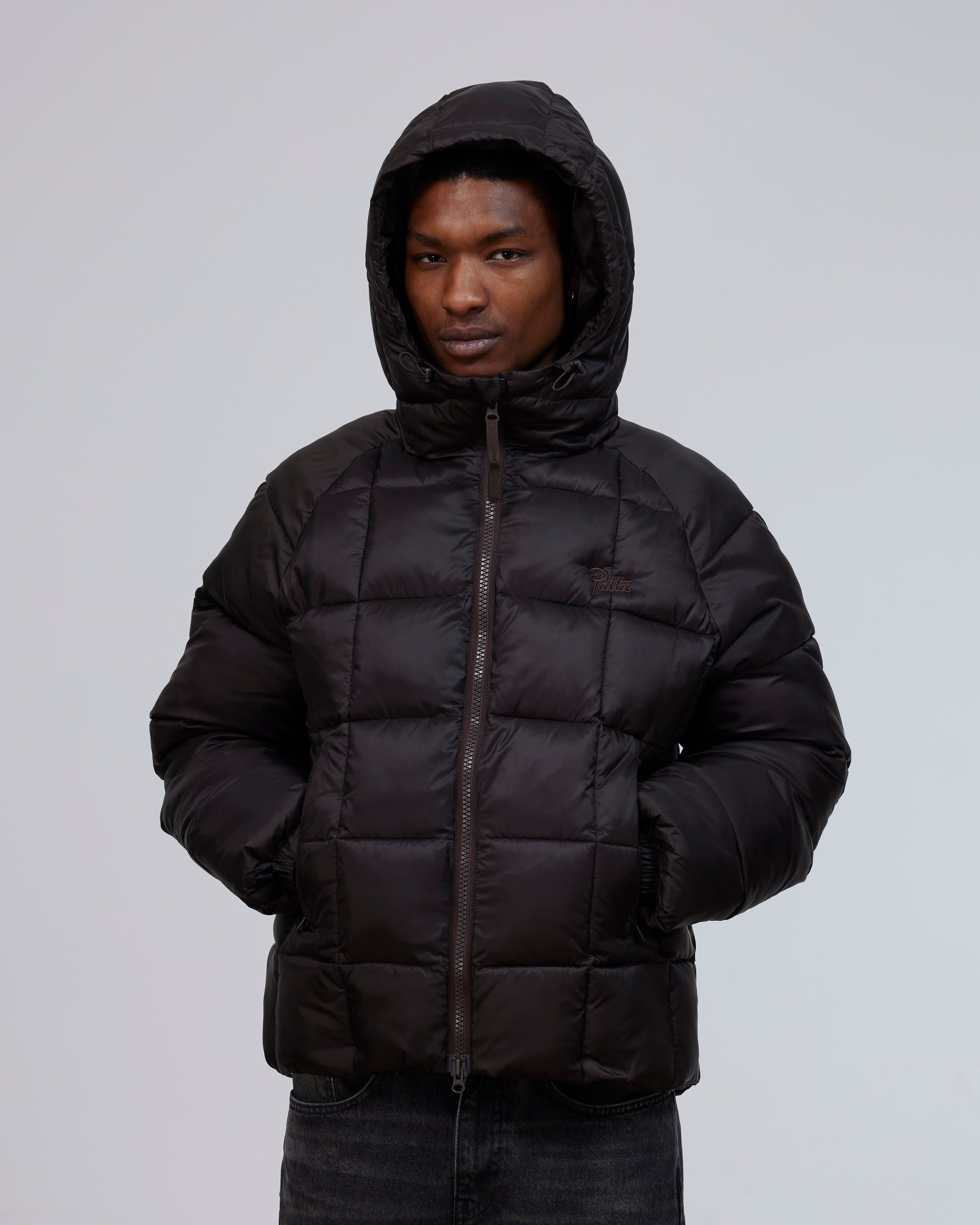 Patta Square Quilted Puffer Jacket (Java)