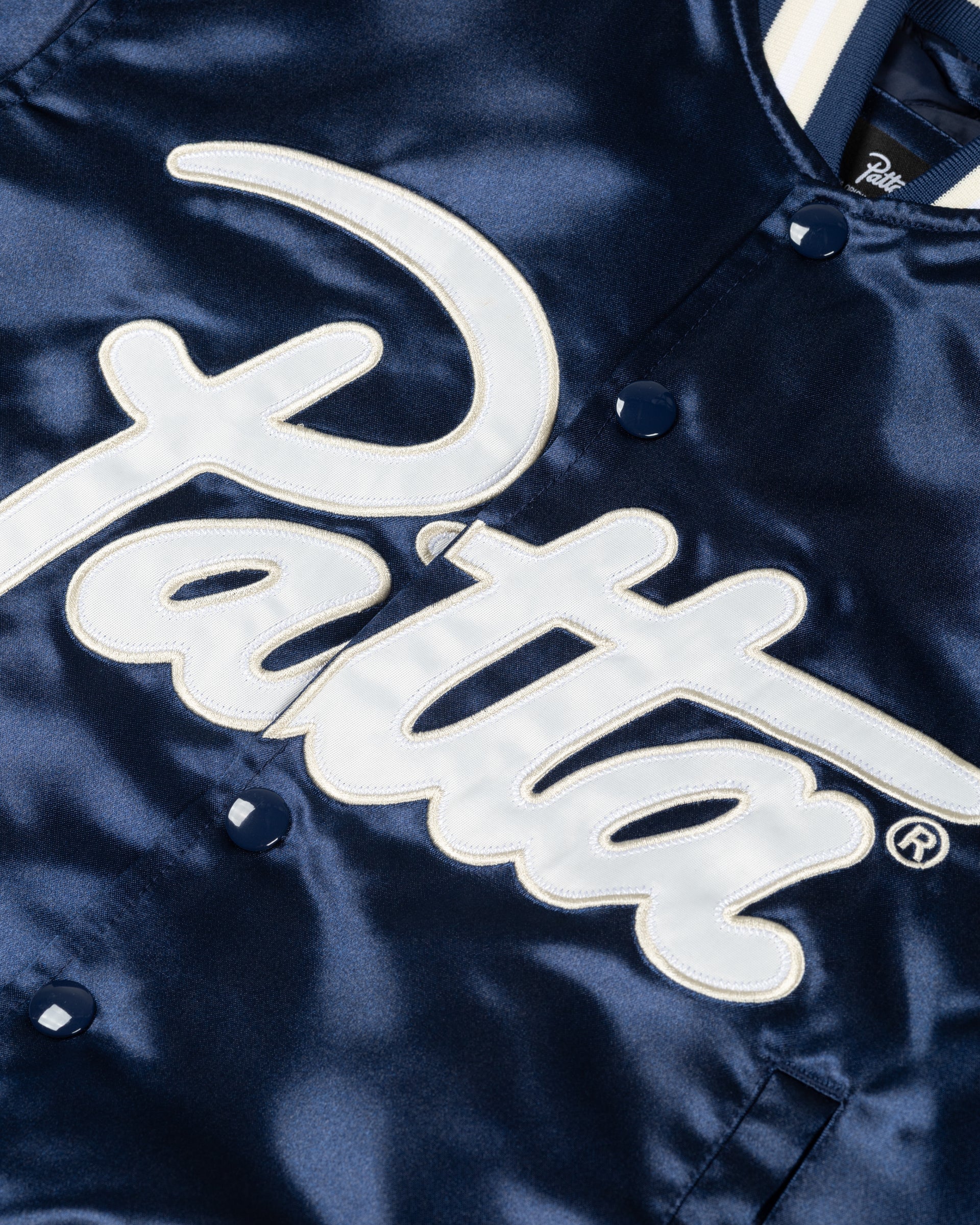 Patta Kids Satin Bomber Jacket (Black Iris)