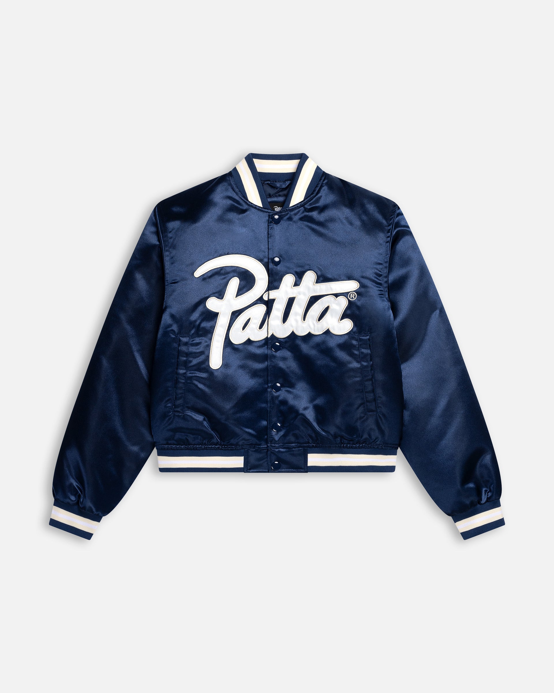 Patta Kids Satin Bomber Jacket (Black Iris)