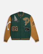 Patta Varsity Knitted Cardigan (Pine Grove)
