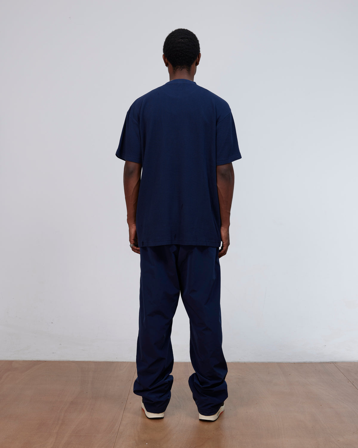 Patta Waffle Script Logo T-Shirt (Black Iris)