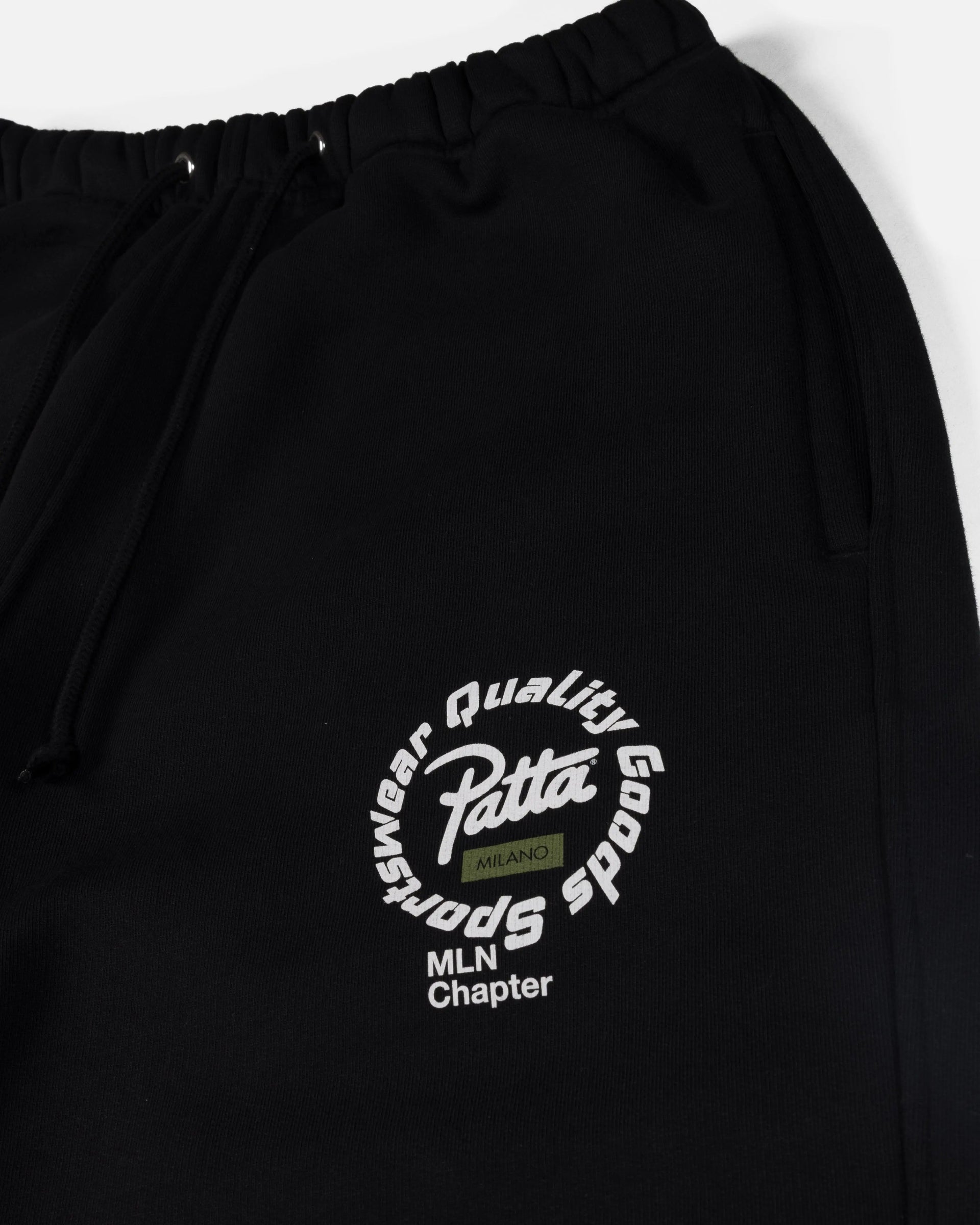 Patta Milano Chapter Straight Leg Jogging Pants (Black)