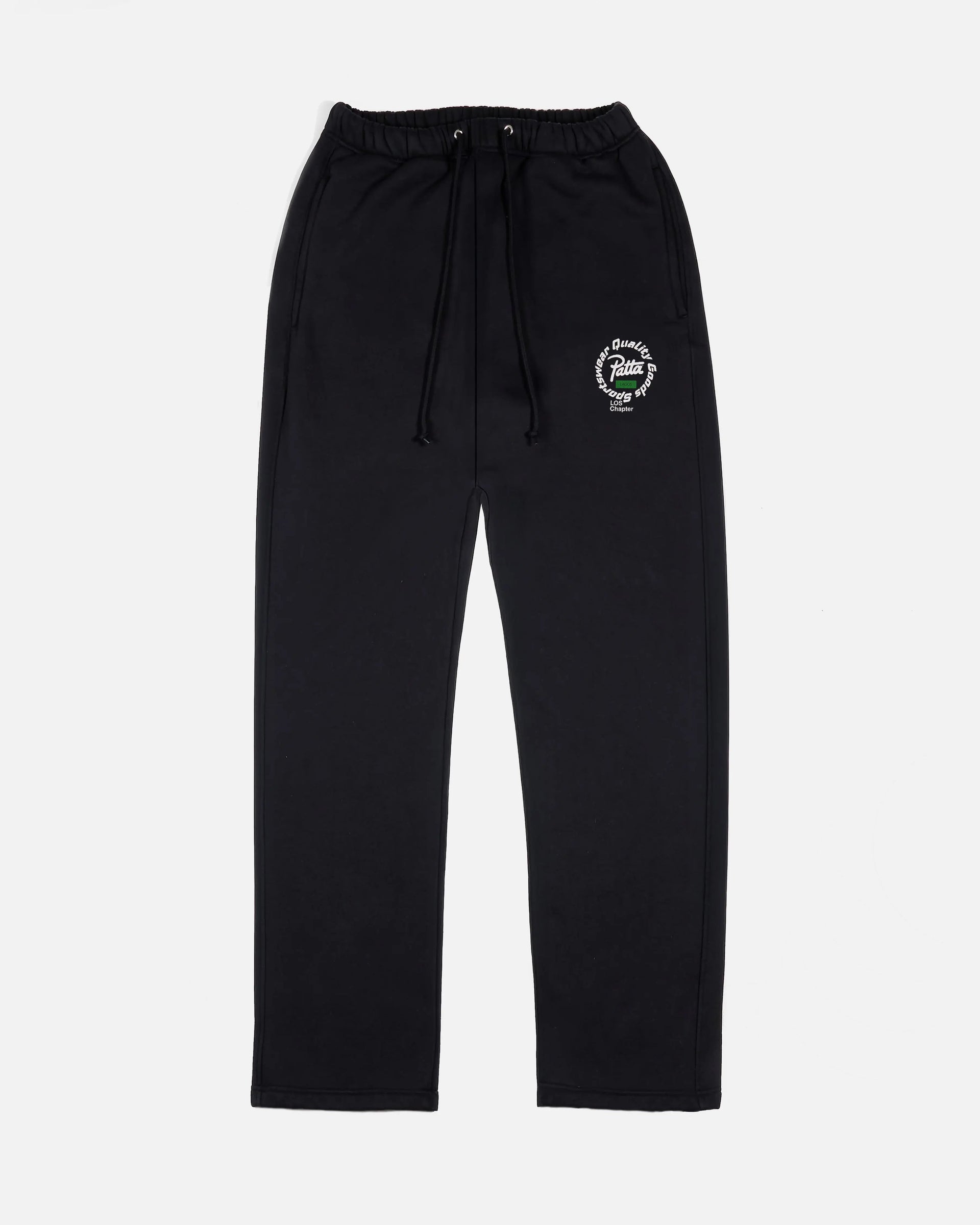 Patta Lagos Chapter Straight Leg Jogging Pants (Black)