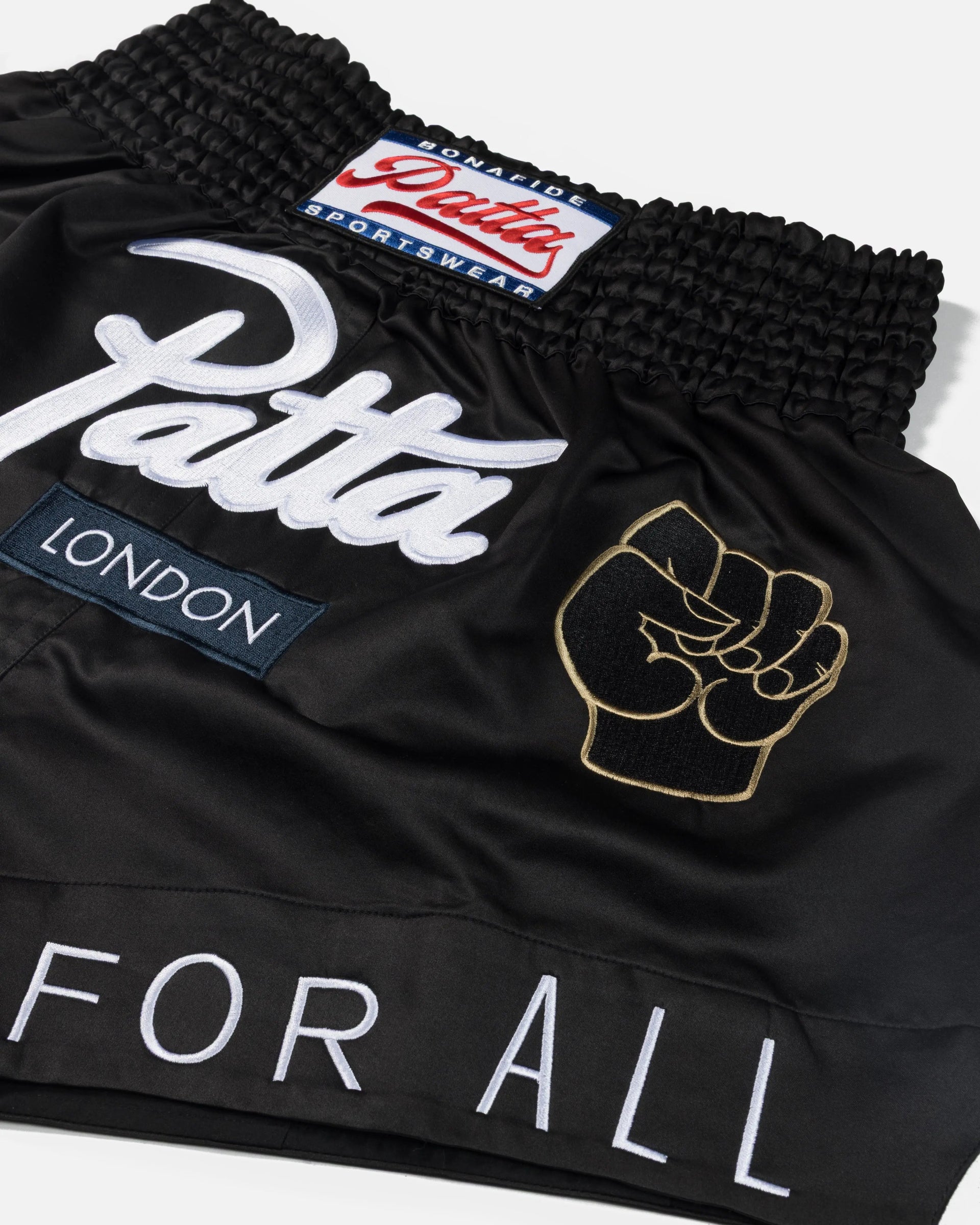 Patta London Chapter Muay Thai Shorts (Black)