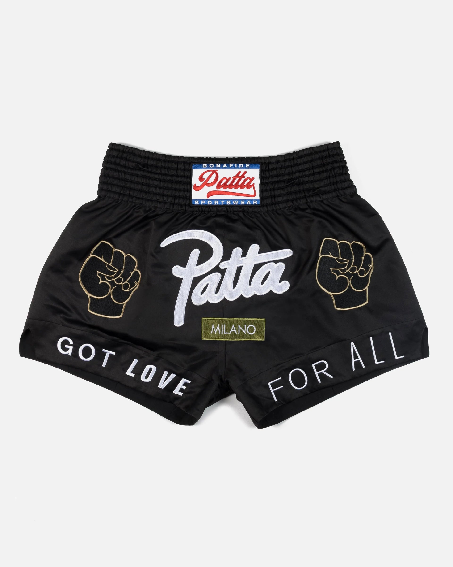 Patta Milano Chapter Muay Thai Shorts (Black)