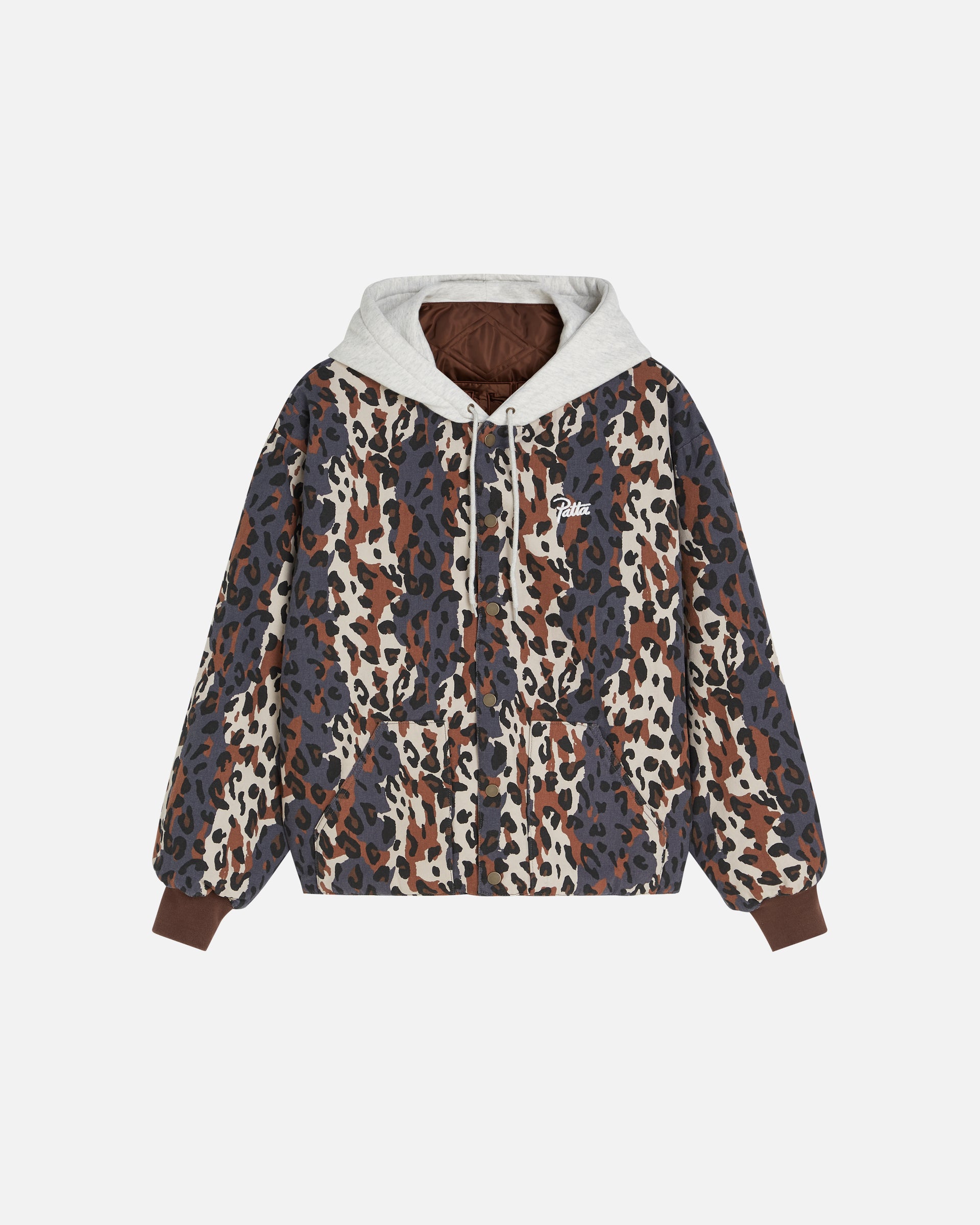 Patta City Leopard Reversible Bomber Jacket (Multi)
