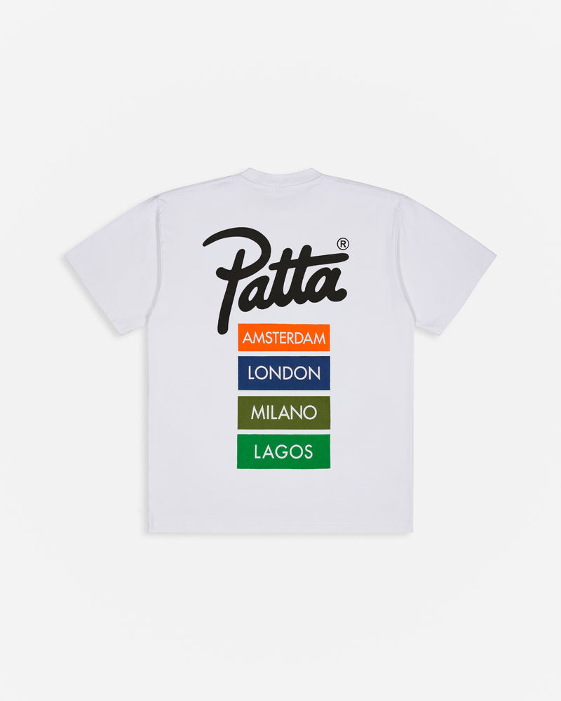 Patta Chapter Worldwide T-Shirt (White)