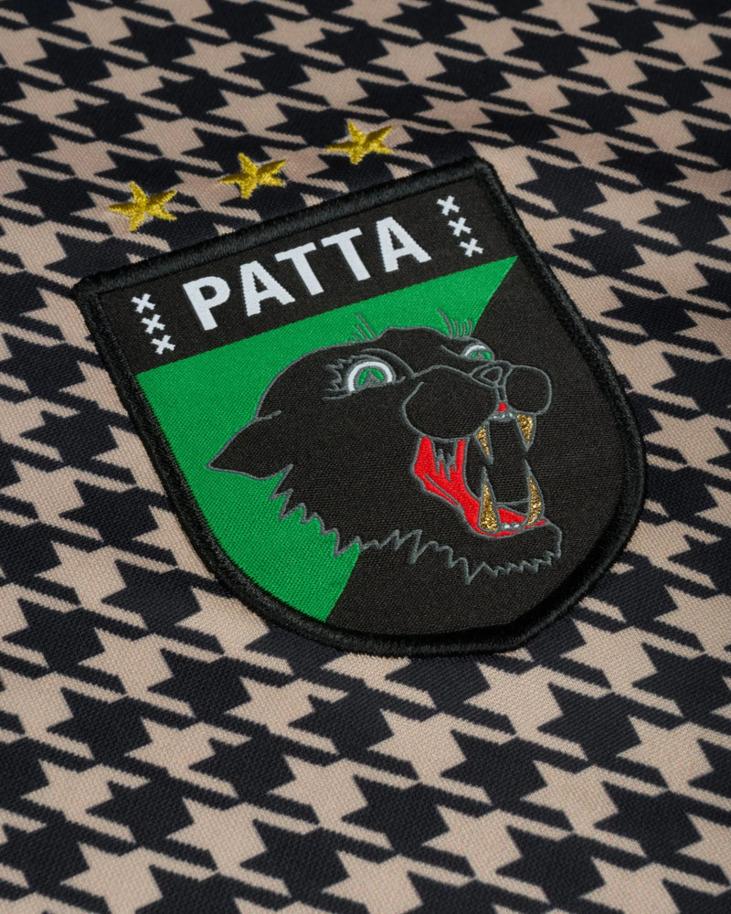 Patta Houndstooth Football Jersey (Irish Cream)